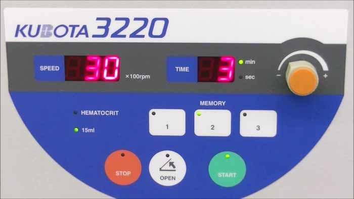 3000回転・3分に設定。